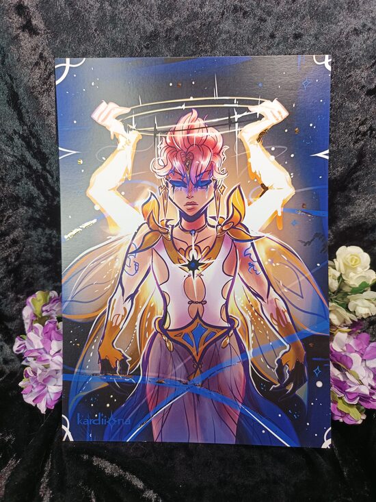 Corrupt print GOLD FOIL