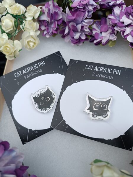 Holo Cat Pins