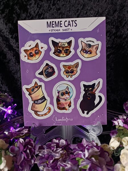 Meme Cats Sticker Set