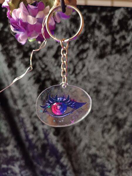 Pride Eye Keychain - Bisexual