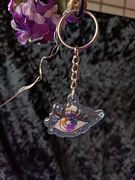 Pride Eye Keychain - Nonbinary